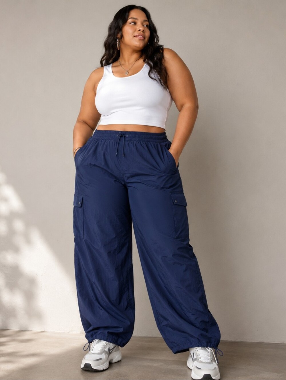 Victoria's Secret PINK Parachute Cargo Track Pants – XXL – NWT